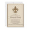 Nola Gold & Taupe French Fleur De Lis Wedding