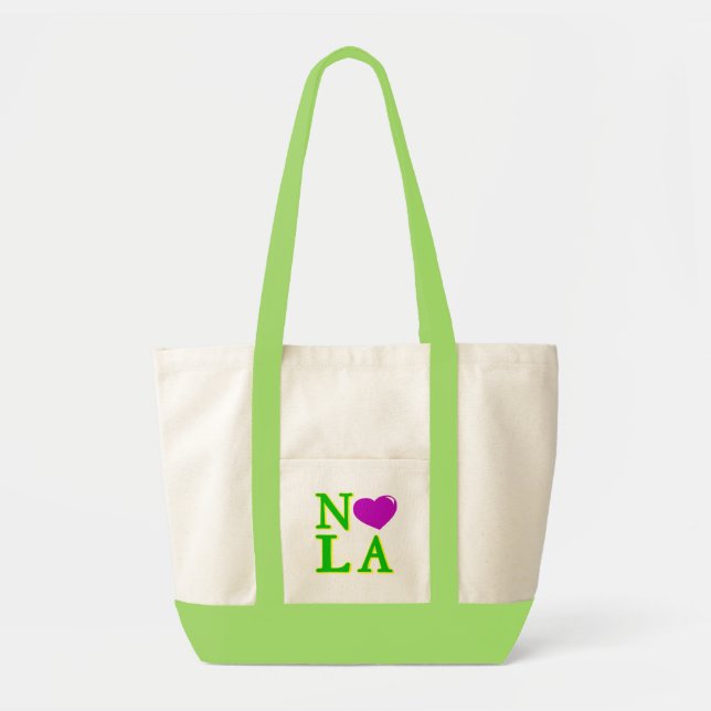 NOLA Heart Tote Bag (Front)