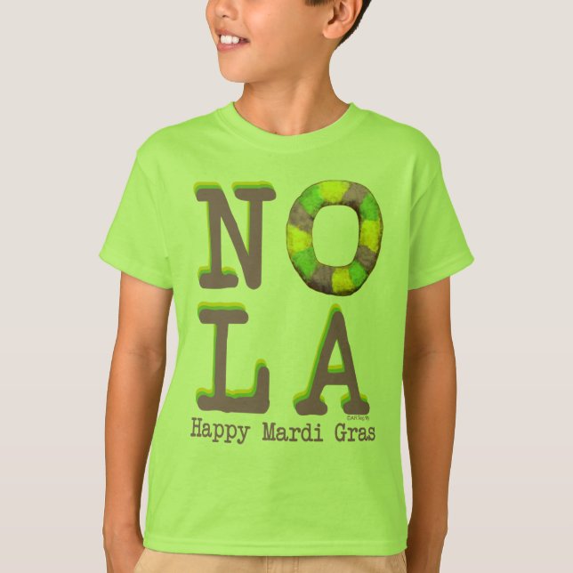 NOLA King Cake gifts T-Shirt (Front)