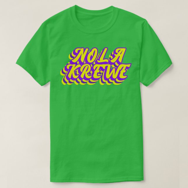NOLA KREWE NEW ORLEANS TShirt (Design Front)