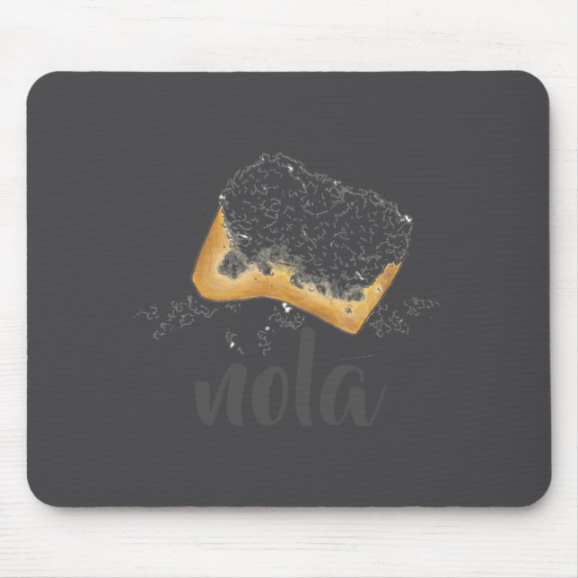 Nola New Orleans Louisiana Beignet Pastry Beignets Mouse Pad (Front)