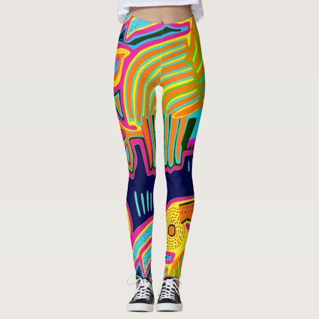 Nola Parrot Leggings (Front)