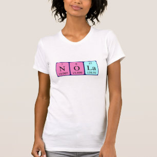 Nola periodic table name shirt