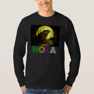 Nola Saying New Orleans Mardi Gras Nutria Rat  2 T-Shirt