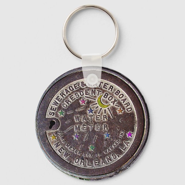 NOLA Water Metre Key Ring (Front)
