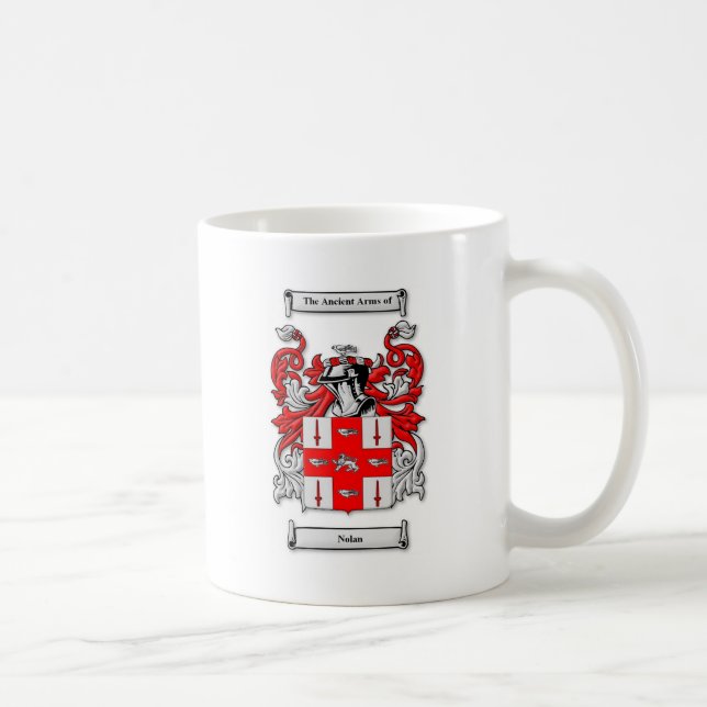 Nolan Coat of Arms Coffee Mug (Right)