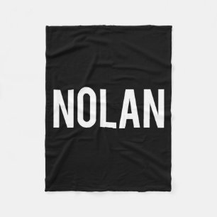 Nolan - Cool New Funny Name Fan Gift Tee Fleece Blanket