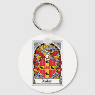 Nolan Family Crest Key Ring