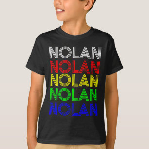 Nolan Personalised First Name Retro Vintage Style T-Shirt