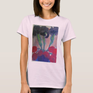 Nolde - Black Irises & Red Tulips T-Shirt