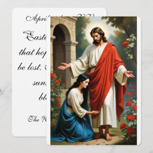 Noli Me Tangere Greetings Card