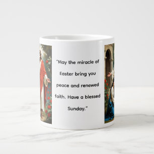 Noli Me Tangere Image and Greetings Large Coffee Mug