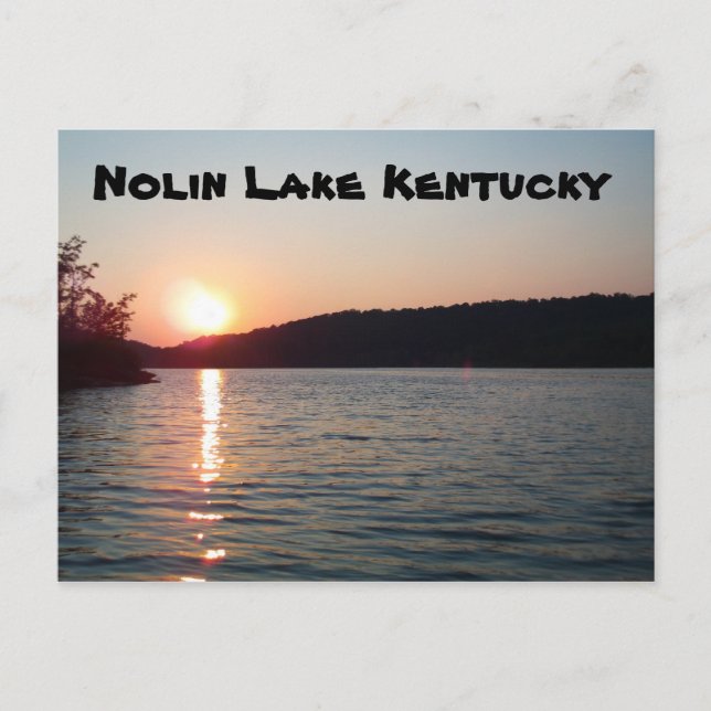 Nolin Lake Kentucky Postcard (Front)