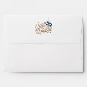 Nollaig Chridheil Scottish Gaelic Gold Christmas E Envelope