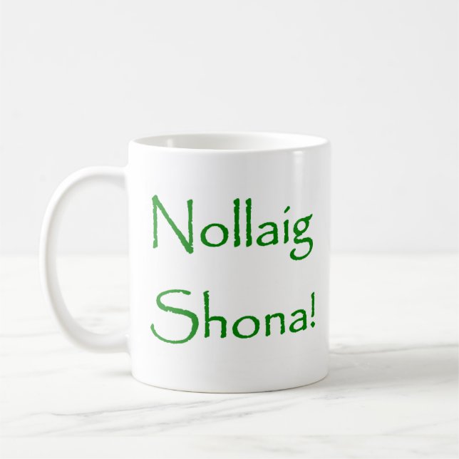Nollaig Shona Coffee Mug (Left)