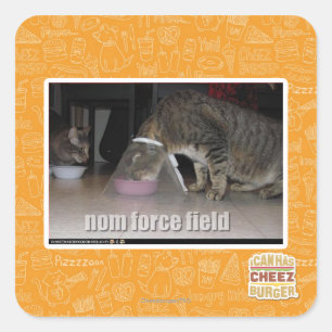 nom force field square sticker