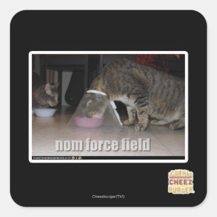 nom force field square sticker