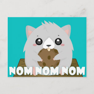 Nom Hamster Postcard