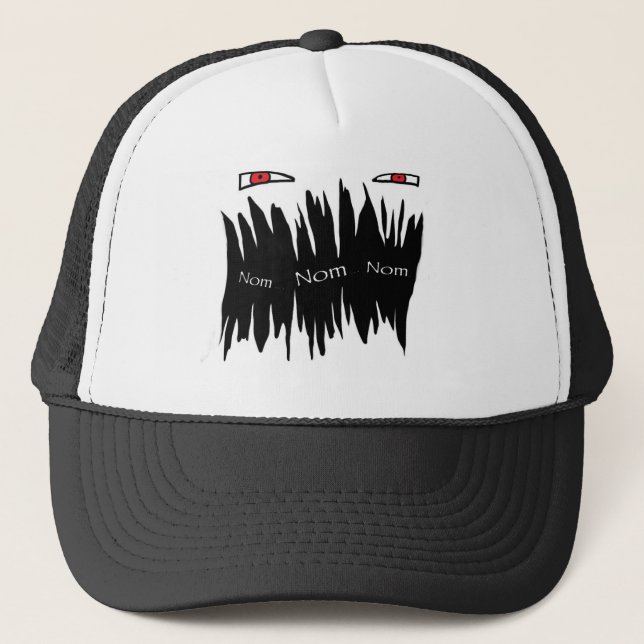 Nom-Nom-Hat Trucker Hat (Front)