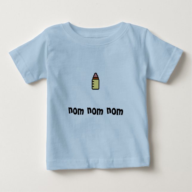 nom nom nom baby T-Shirt (Front)