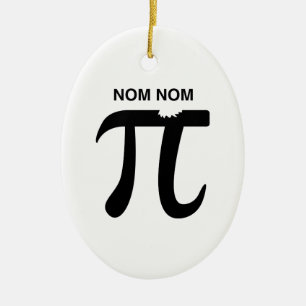 Nom Nom Pi Ceramic Tree Decoration