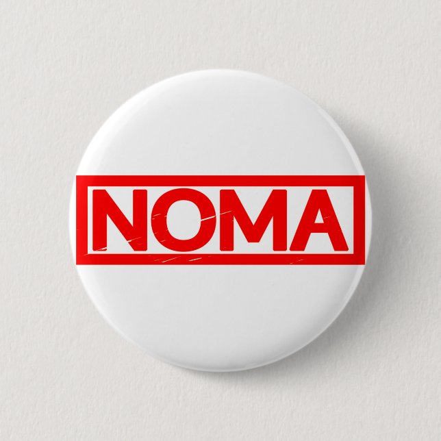 Noma Stamp 6 Cm Round Badge (Front)