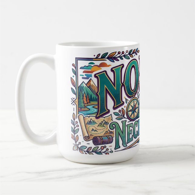 Nomad Necessities T-Shirt Coffee Mug (Left)