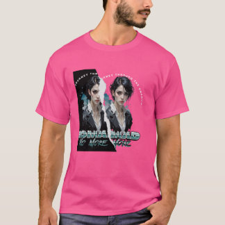 Nomad No More, double exposure of sad girl T-Shirt