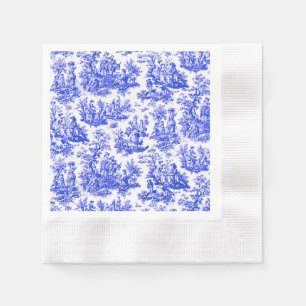 NOMADESAUSTRALIENS  blue toile de Jouy Napkin