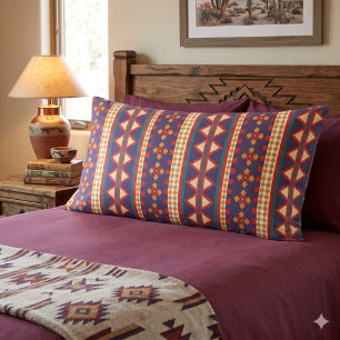 Nomadic Dreams Aztec Pattern Pillowcase