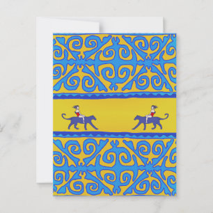 Nomadic girl Glossy Poster Postcard