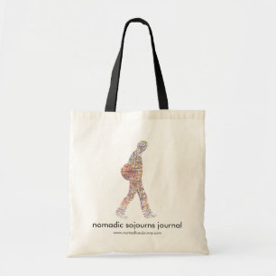 nomadic sojourns journal tote bag