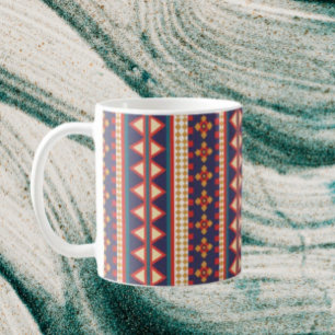 Nomadic Threads   Aztec Pattern Classic Mug