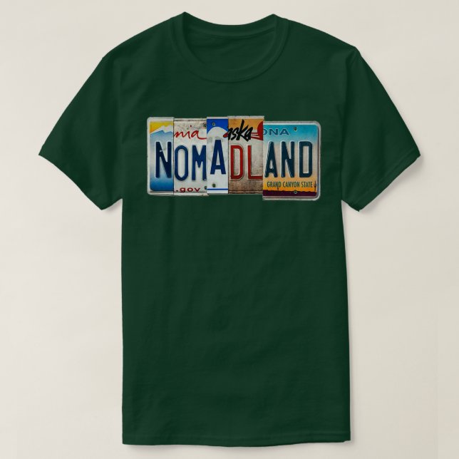 Nomadland Registration T-Shirt (Design Front)