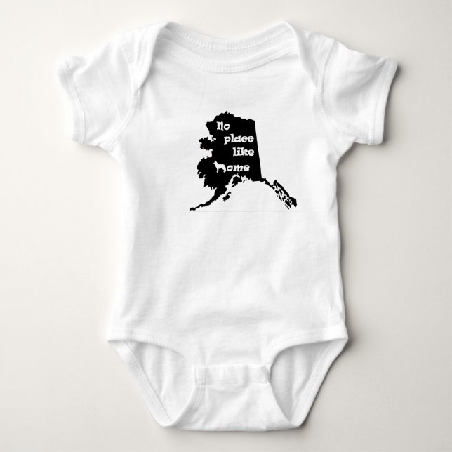 Nome Alaska Baby Clothes Baby Bodysuit (Front)