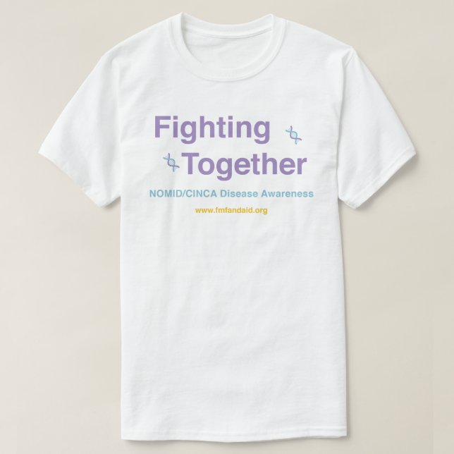 NOMID/CINCA Fighting Together T-Shirt (Design Front)