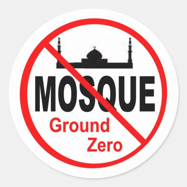 NoMosque7 Classic Round Sticker (Front)