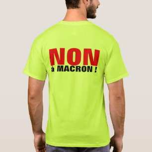 NON à Macron - Elections FRANCE 2022 - Men shirt