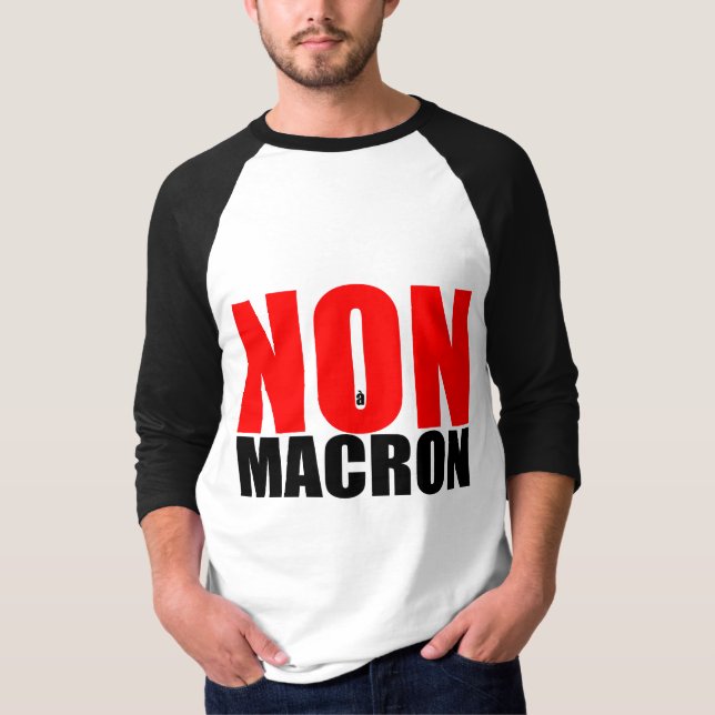 NON à MACRON Men Shirt (Front)