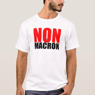 NON à MACRON men Tee
