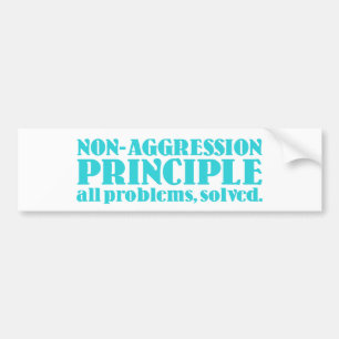 Non-Aggression Principle Bumper Sticker