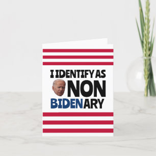 NON BIDEN ARY FUNNY BIRTHDAY CARDS