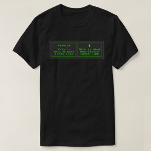 Non-Binary/Enby Retro Computer T-Shirt