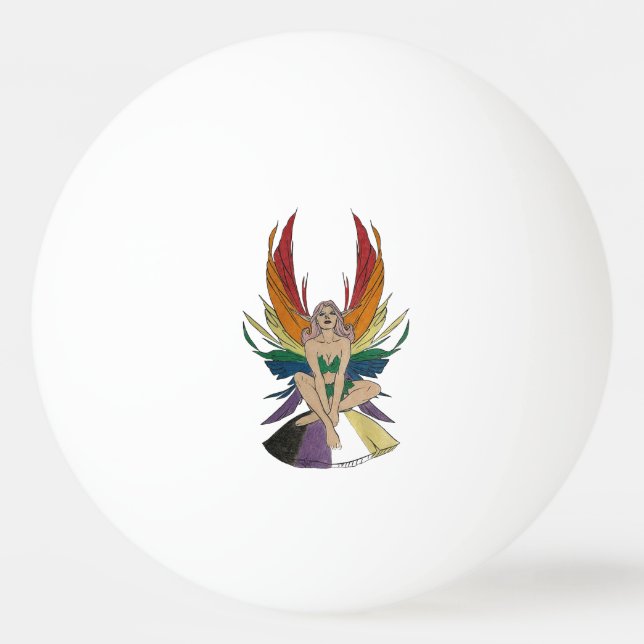 Non-binary Faerie Ping Pong Ball (Front)