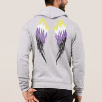 Non-binary Flag - Halo - Wings