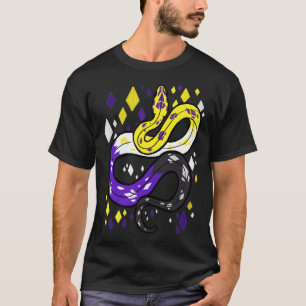 Non Binary Flag Snake T-Shirt