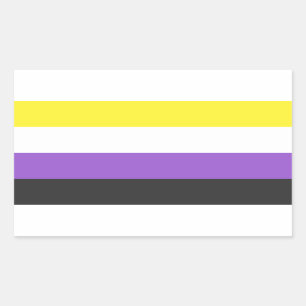 Non-Binary Flag Stickers