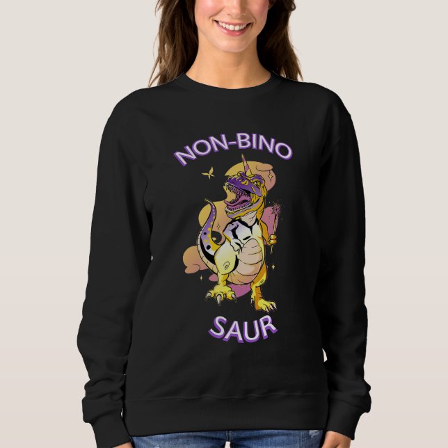 Non Binary Gender Non Binary Flag 6 Sweatshirt (Front)