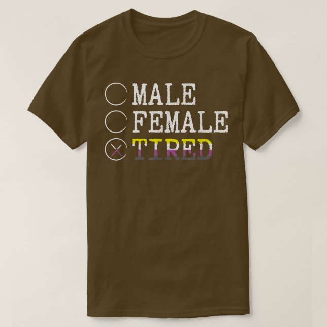 Non-Binary Genderqueer Pronouns-LGBTQ Enby Pride P T-Shirt (Design Front)