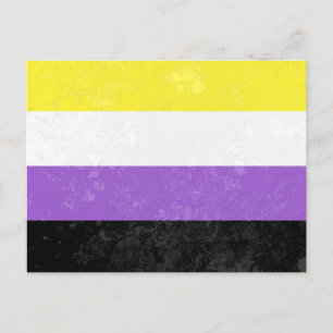 Non-Binary Holiday Postcard